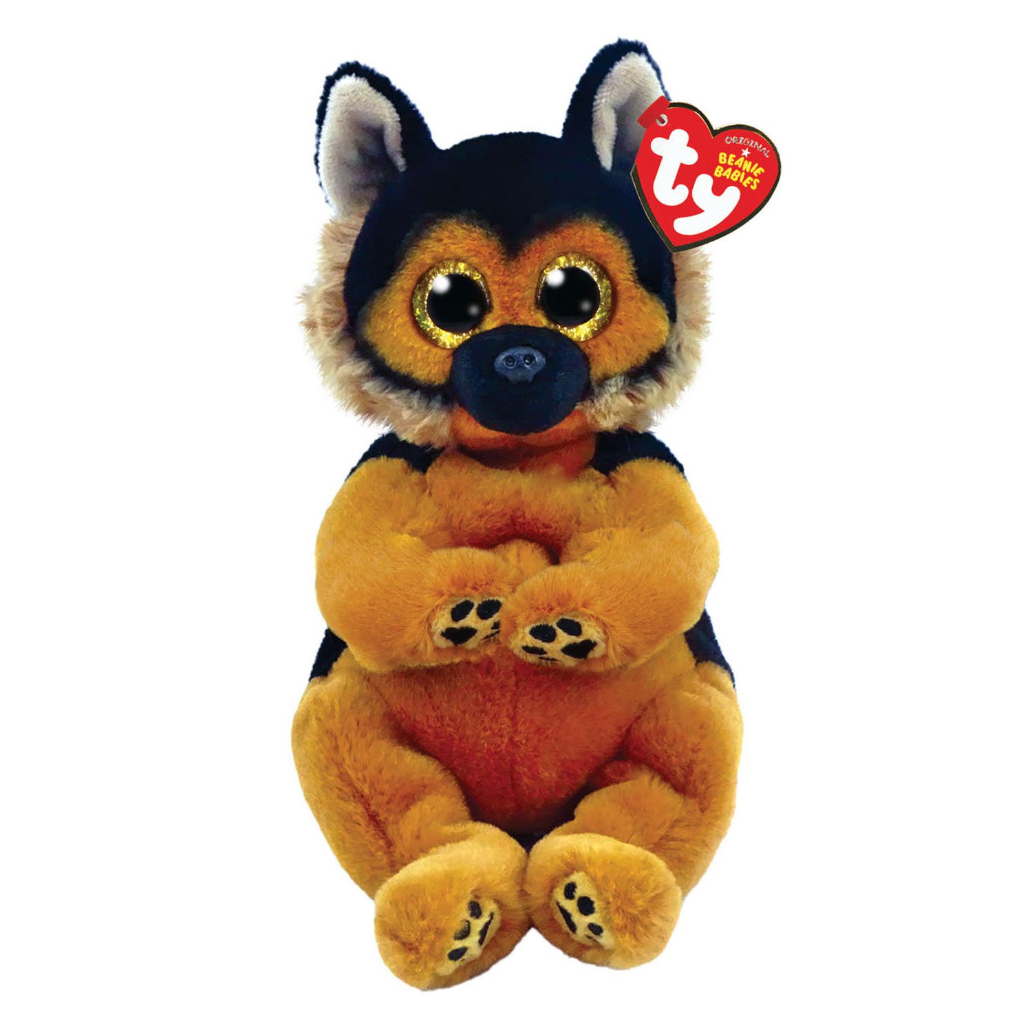 Ty Beanie Babies Bellies Ace German Shepherd 15cm