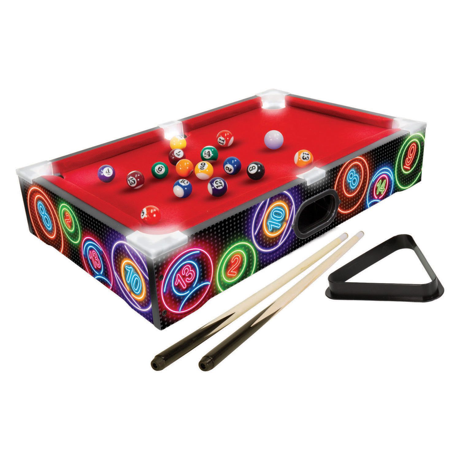Arcade Pool Tafelbiljart Neon Series – 52x32x10cm